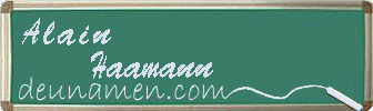 Alain Haamann Visitenkarte